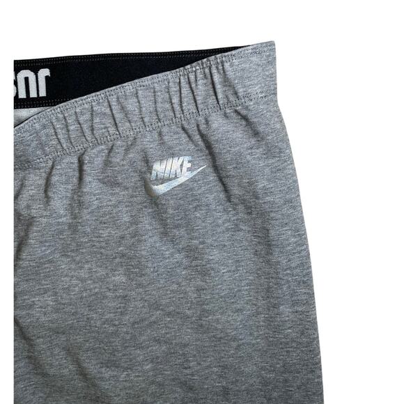 Grey Nike 'Just Do It" Irredecent logo Pants - Picture 3 of 8